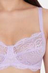 Wacoal Single Layered Wired Full Coverage Lace Bra - Orchid Bloom — thumbnail 4